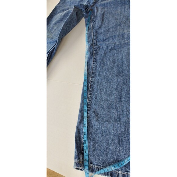 Tommy Hilfiger Jeans Women's Sz 16 KTY-KTY Blue Denim L/33 Med Wash Y2K 2000s - Picture 14 of 15